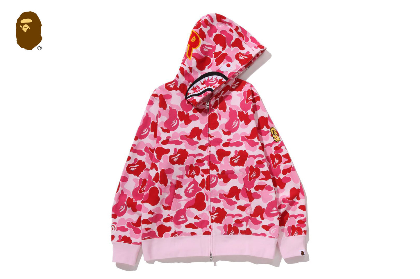 BAPE ABC CAMO 2ND SHARK FULL ZIP HOODIE