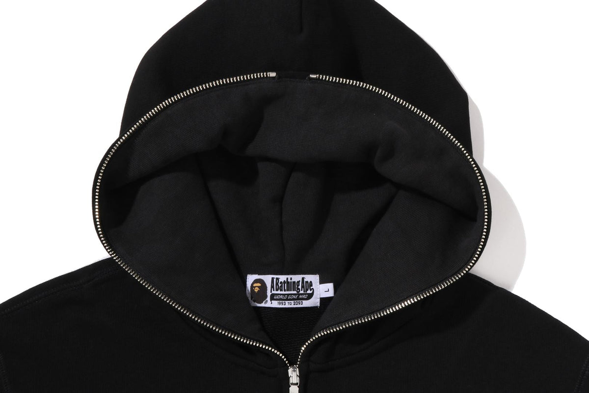 BAPE ONE POINT REGULAR FIT FULL ZIP HOODIE