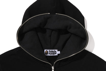BAPE ONE POINT REGULAR FIT FULL ZIP HOODIE