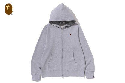 BAPE ONE POINT REGULAR FIT FULL ZIP HOODIE