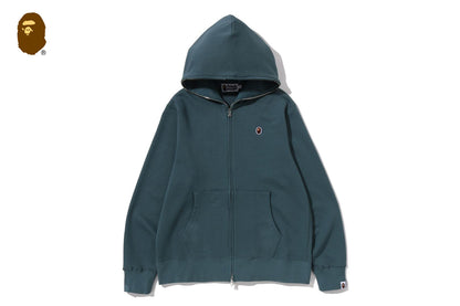 BAPE ONE POINT REGULAR FIT FULL ZIP HOODIE