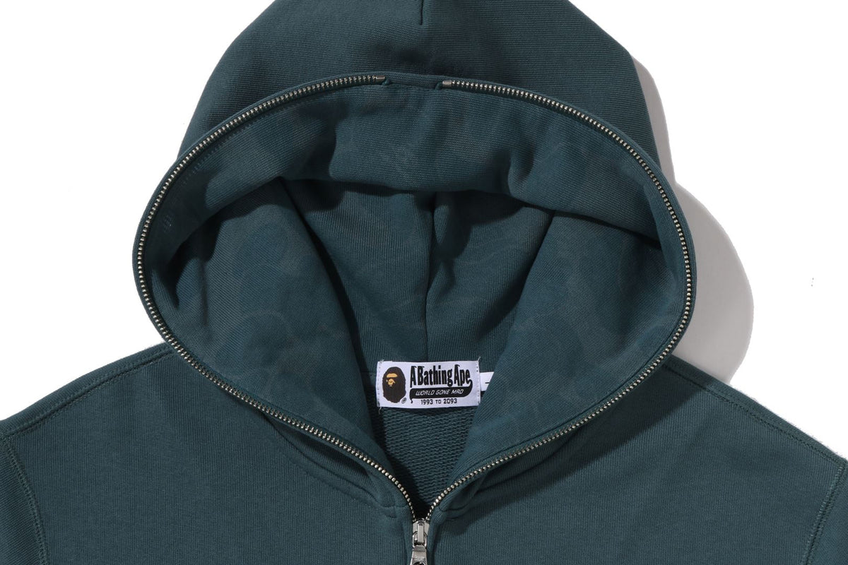 BAPE ONE POINT REGULAR FIT FULL ZIP HOODIE