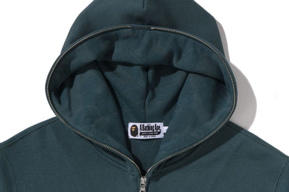 BAPE ONE POINT REGULAR FIT FULL ZIP HOODIE