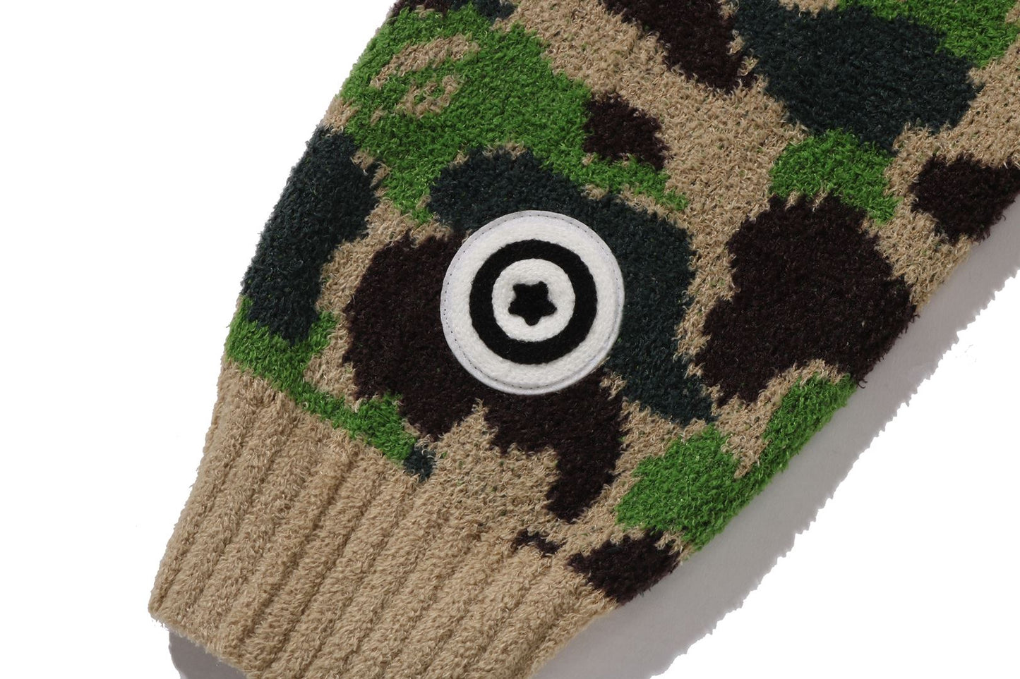 BAPE ABC CAMO 毛巾提花鯊魚剪裁全拉鏈連帽外套