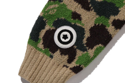 BAPE ABC CAMO 毛巾提花鯊魚剪裁全拉鏈連帽外套