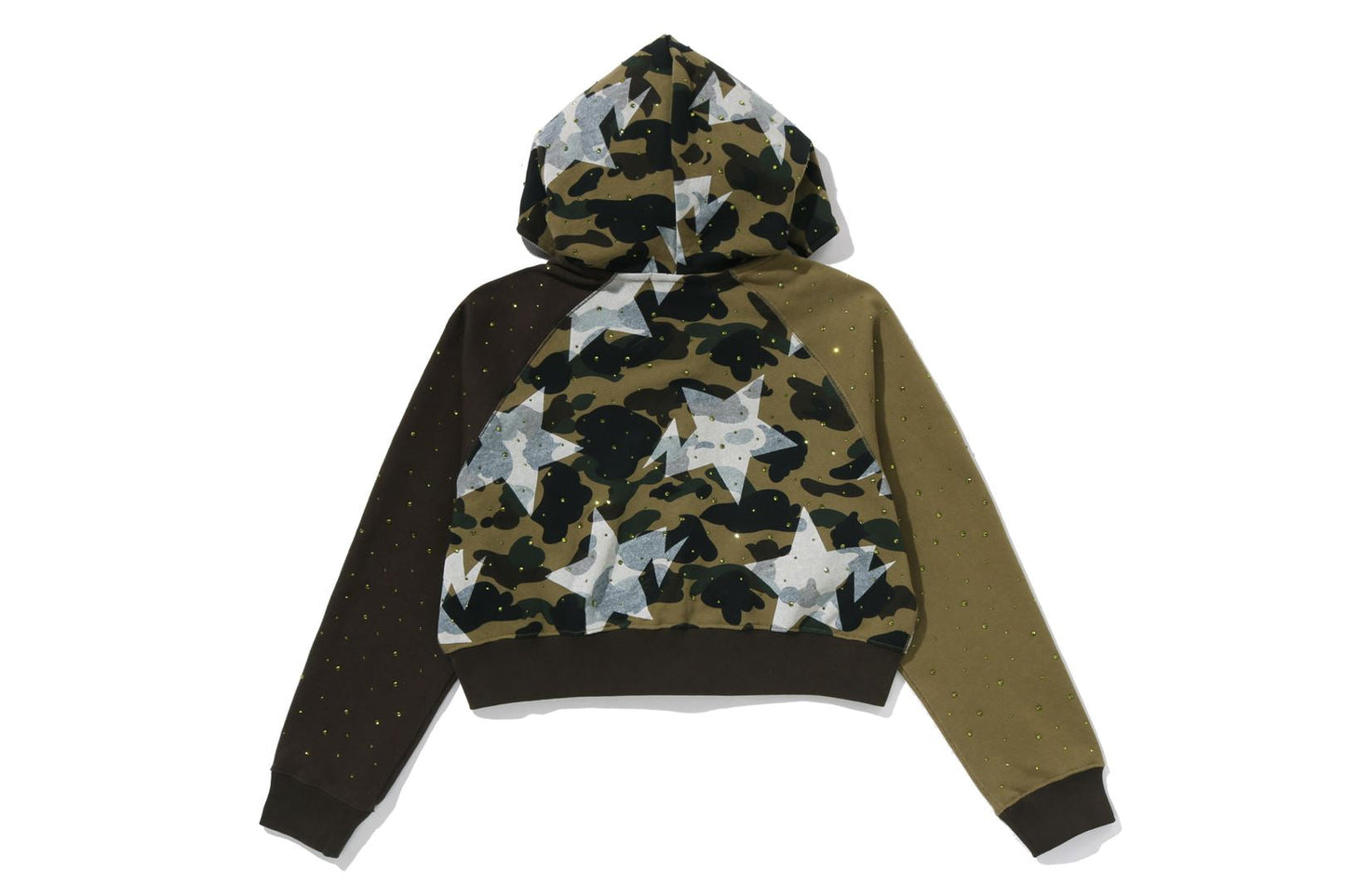 BAPE STA OVER PRINT 1ST CAMO CRYSTAL STONE 大學全拉鍊連帽外套