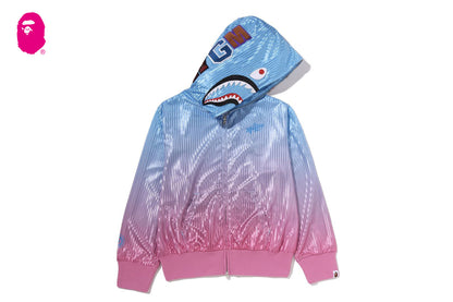 BAPE DIP DYE SHARK FULL ZIP HOODIE