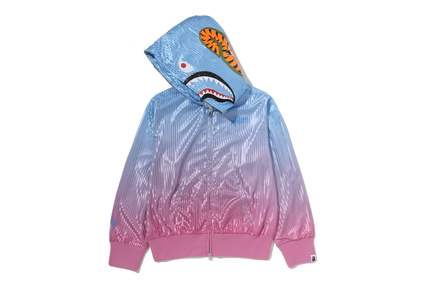 BAPE DIP DYE SHARK FULL ZIP HOODIE