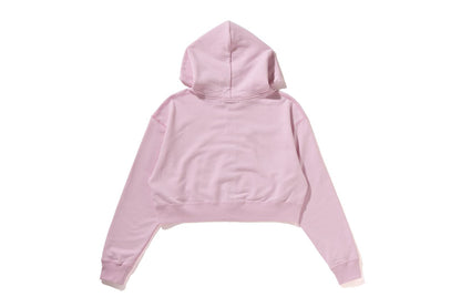 BAPE APE HEAD ONE POINT CROPPED ZIP HOODIE