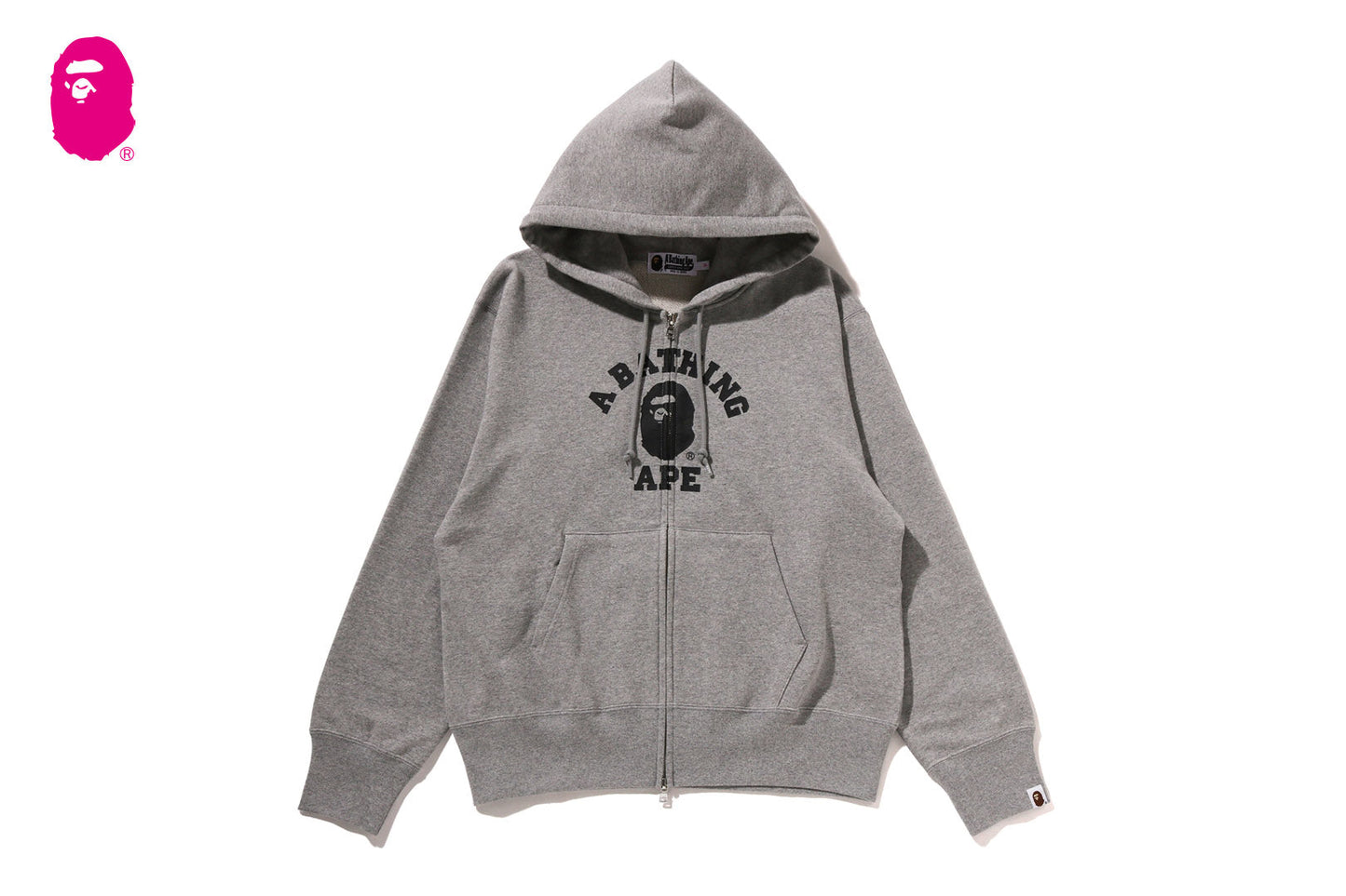 BAPE 大學拉鍊連帽外套