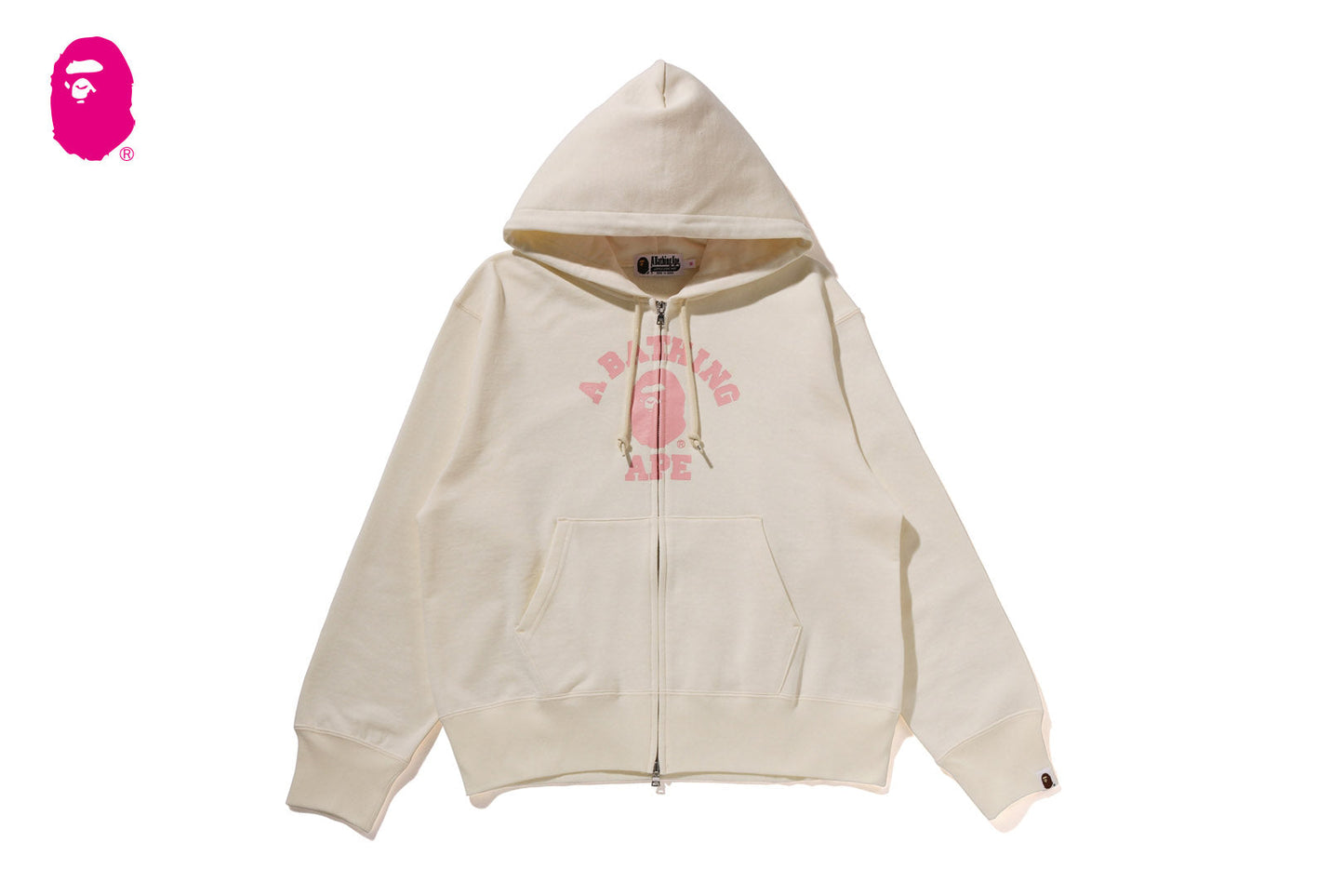 BAPE 大學拉鍊連帽外套