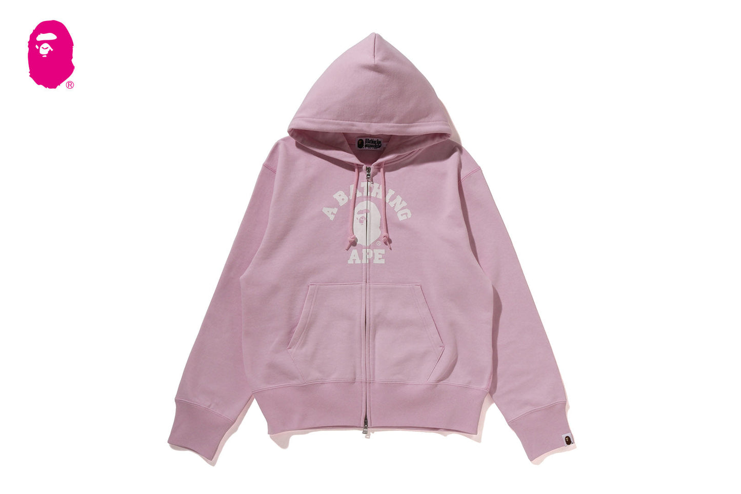 BAPE 大學拉鍊連帽外套