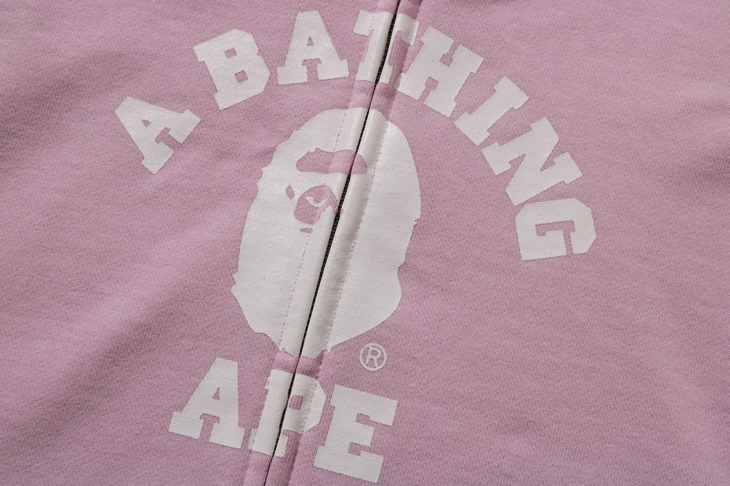 BAPE 大學拉鍊連帽外套