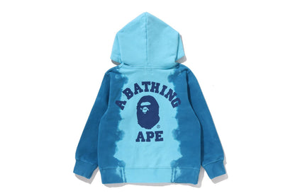 BAPE 漸層大學款拉鍊連帽外套