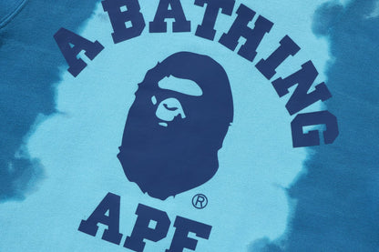 BAPE 漸層大學款拉鍊連帽外套