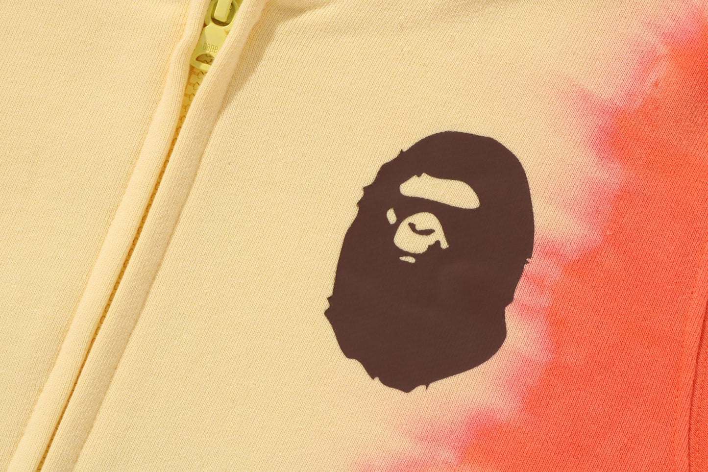 BAPE 漸層大學款拉鍊連帽外套