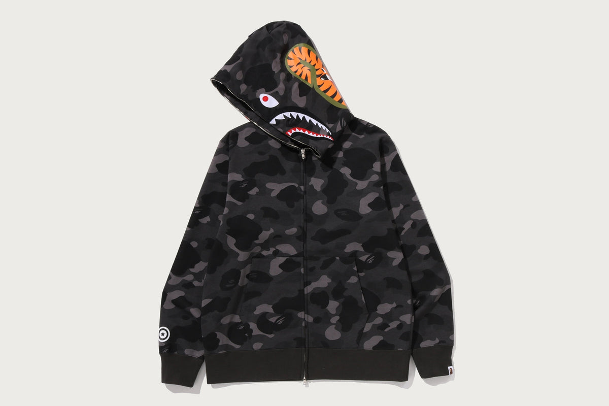 BAPE COLOR CAMO SHARK FULL ZIP HOODIE