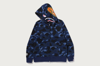 BAPE COLOR CAMO SHARK FULL ZIP HOODIE