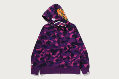BAPE COLOR CAMO SHARK FULL ZIP HOODIE