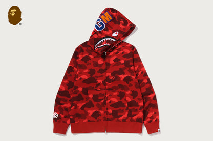BAPE COLOR CAMO SHARK FULL ZIP HOODIE