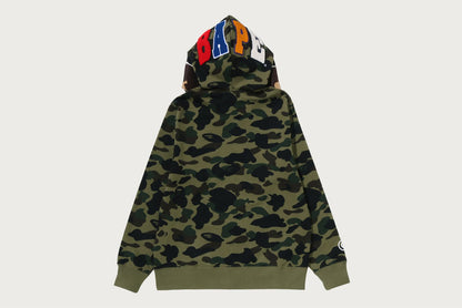 BAPE 1ST CAMO 2ND APE 全拉鍊連帽衫