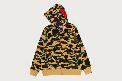 BAPE 1ST CAMO 2ND APE 全拉鍊連帽衫