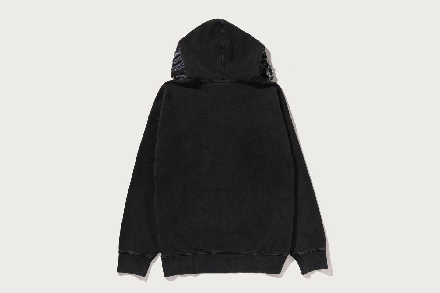 BAPE BAPE BLACK PATCHWORK MAD FACE BORO ZIP HOODIE