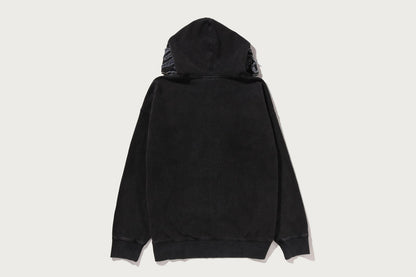 BAPE BAPE BLACK PATCHWORK MAD FACE BORO ZIP HOODIE