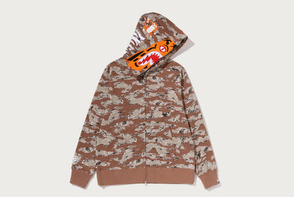 BAPE TIGER CAMO TIGER 全拉鍊連帽衫