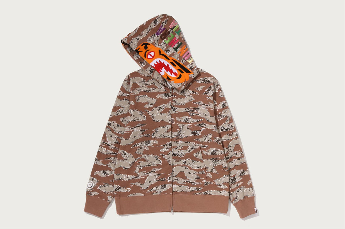 BAPE TIGER CAMO TIGER 全拉鍊連帽衫