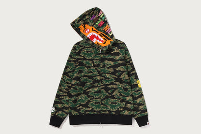 BAPE TIGER CAMO TIGER 全拉鍊連帽衫