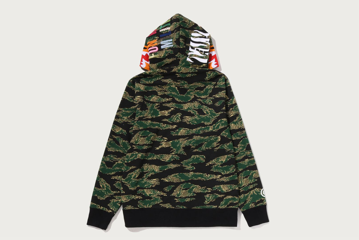 BAPE TIGER CAMO TIGER 全拉鍊連帽衫
