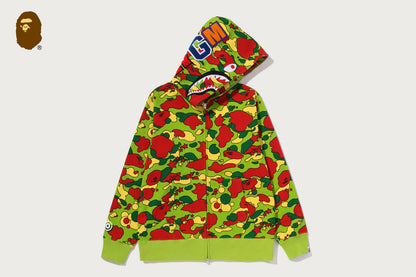 BAPE STA CAMO SHARK FULL ZIP HOODIE
