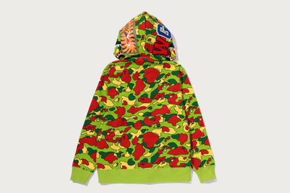 BAPE STA CAMO SHARK FULL ZIP HOODIE