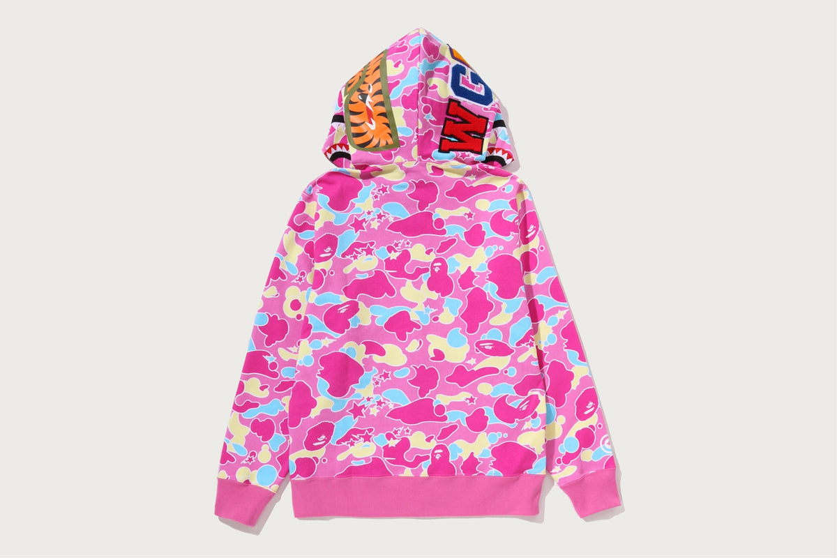 BAPE STA CAMO SHARK FULL ZIP HOODIE
