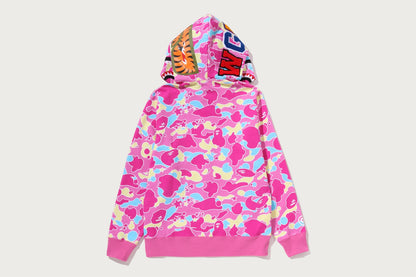 BAPE STA CAMO SHARK FULL ZIP HOODIE