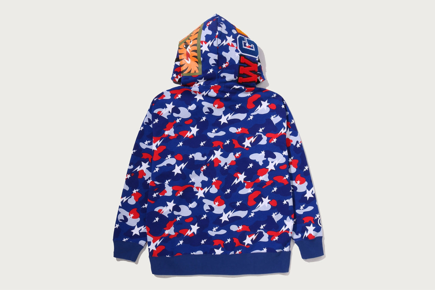 BAPE STA STRIKE CAMO SHARK 寬鬆版全拉鍊連帽外套
