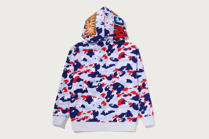 BAPE STA STRIKE CAMO SHARK 寬鬆版全拉鍊連帽外套