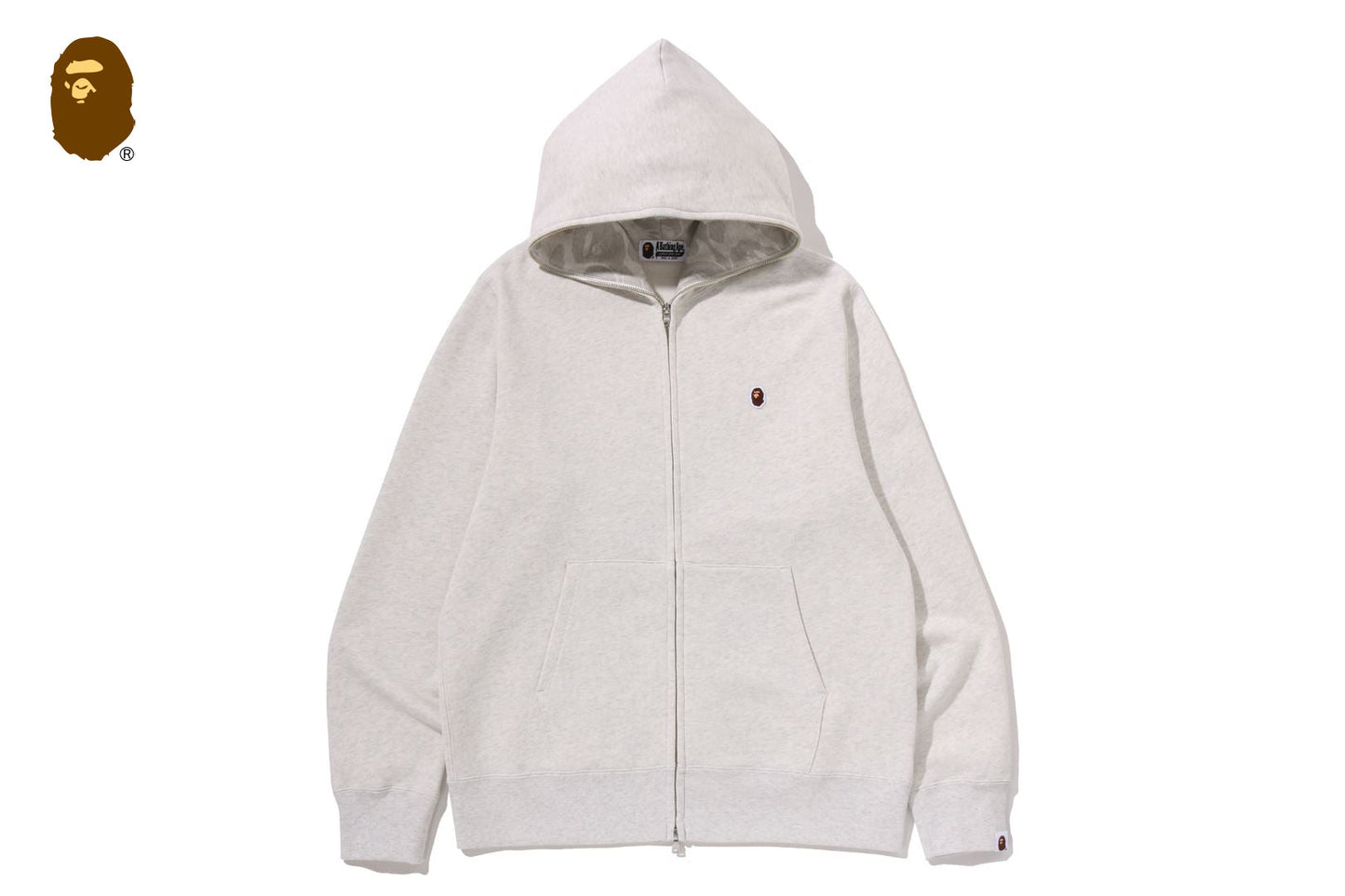 BAPE ONE POINT FULL ZIP HOODIE