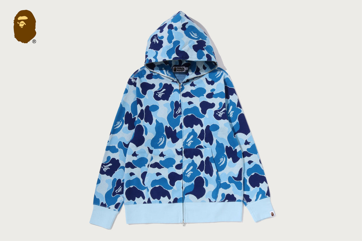 BAPE ABC CAMO JACQUARD 全拉鍊連帽衫