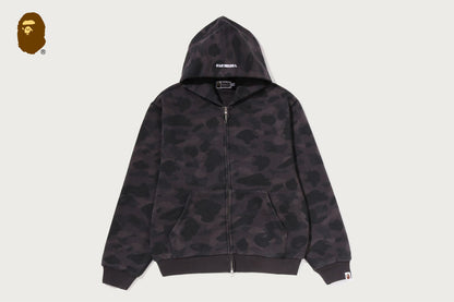 BAPE COLOR CAMO 重洗水感短版拉鍊連帽衫