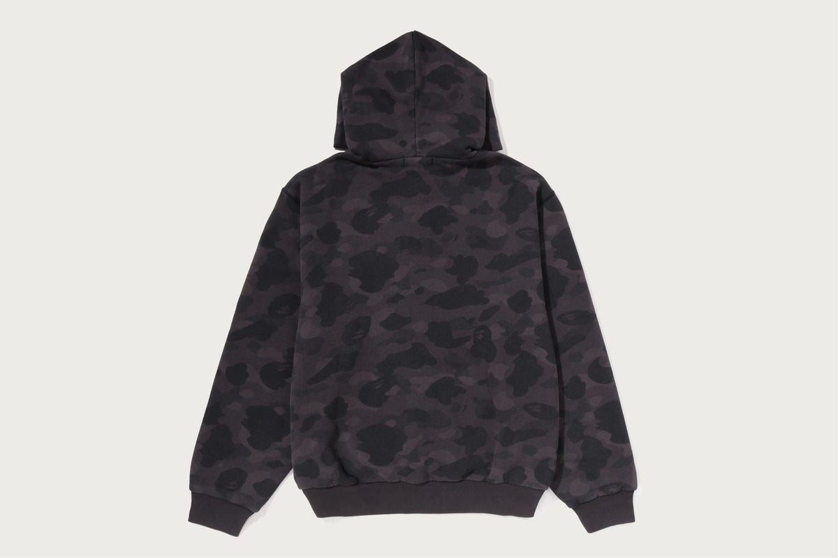 BAPE COLOR CAMO 重洗水感短版拉鍊連帽衫
