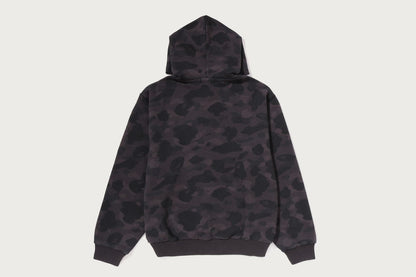 BAPE COLOR CAMO 重洗水感短版拉鍊連帽衫