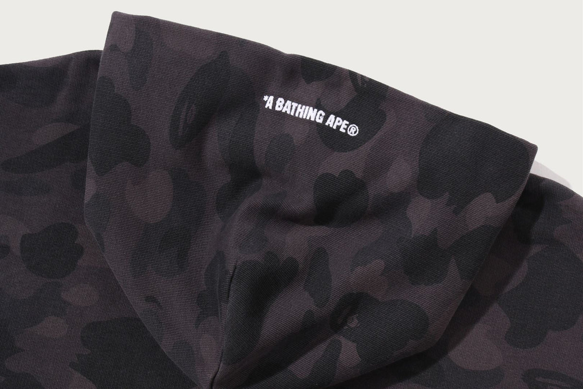 BAPE COLOR CAMO 重洗水感短版拉鍊連帽衫