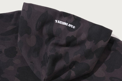 BAPE COLOR CAMO 重洗水感短版拉鍊連帽衫