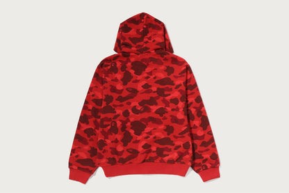 BAPE COLOR CAMO 重洗水感短版拉鍊連帽衫