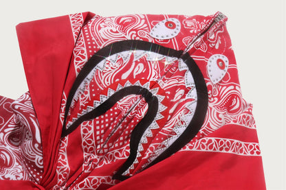 BAPE PAISLEY PATTERN SHARK FULL ZIP HOODIE