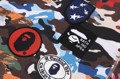 BAPE HYBRID CAMO 多功能徽章鯊魚鬆身全拉鏈連帽衫