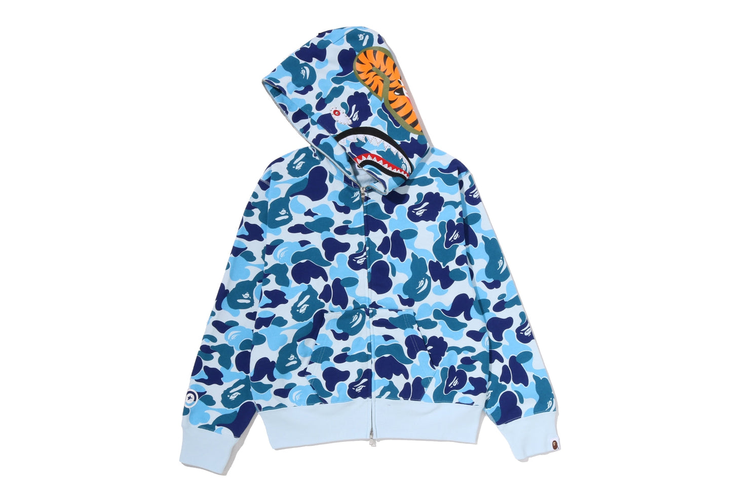 BAPE ABC CAMO CRYSTAL STONE SHARK FULL ZIP HOODIE