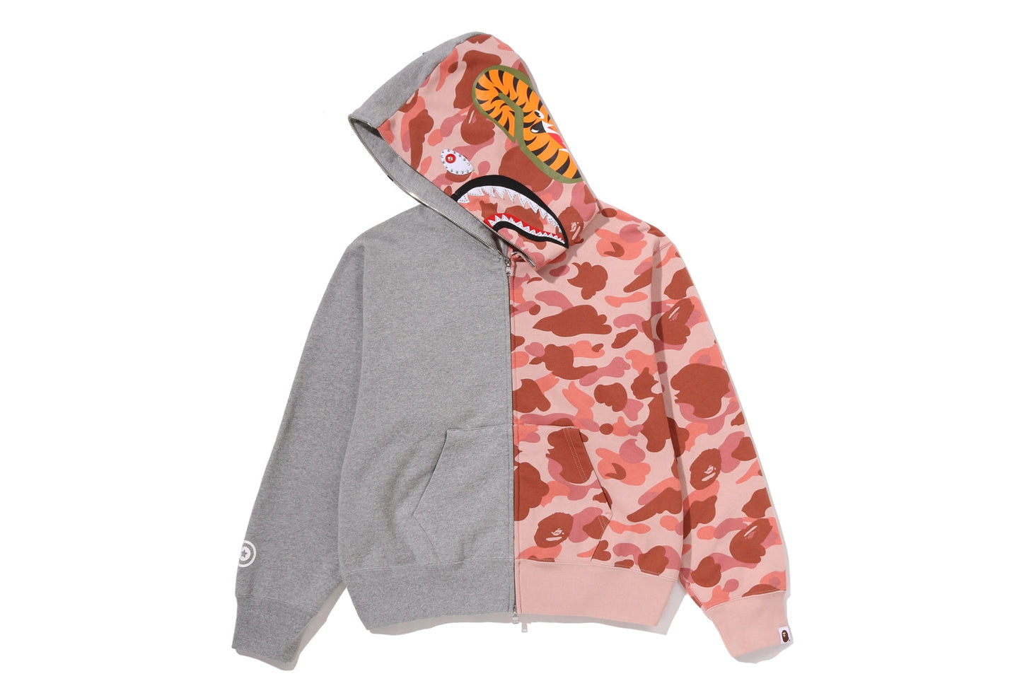 BAPE 1ST CAMO 水晶石鯊魚全拉鏈連帽衫